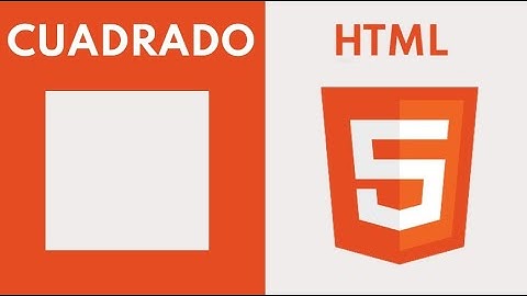 🟧Cómo HACER un CUADRADO con HTML y CSS