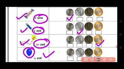 नाणी आणि नोटा ओळख/दुसरी गणित/सेतू  अभ्यास/ एकोणचाळीसावा -चाळीसावा दिवस/bridge course 2nd maths