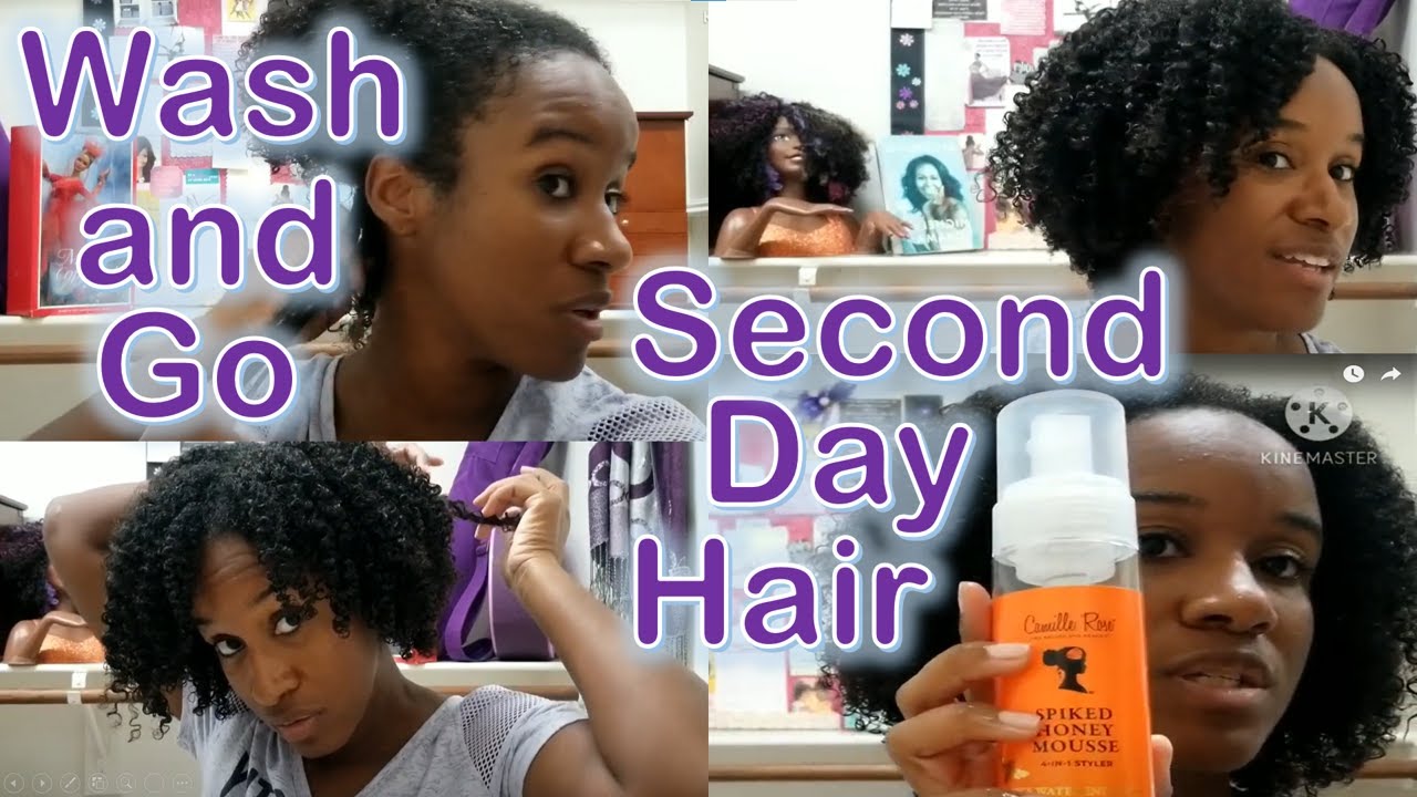 Wash And Go Second Day Hair After Workout YouTube