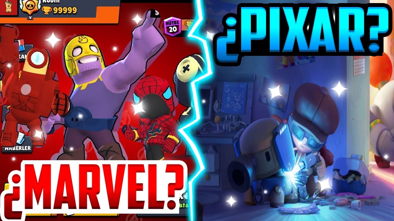 Colaboracion Brawl Stars Con Marvel Y Pixar Es Posible Que Suceda Youtube - colabora cion brawl stars