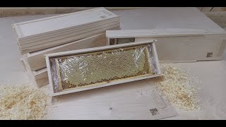 Нарезка боковых планок альпийской рамки торцовочной пилой