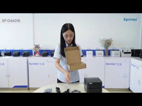 High Efficient Barcode Label Sticker Printer XP D4601B