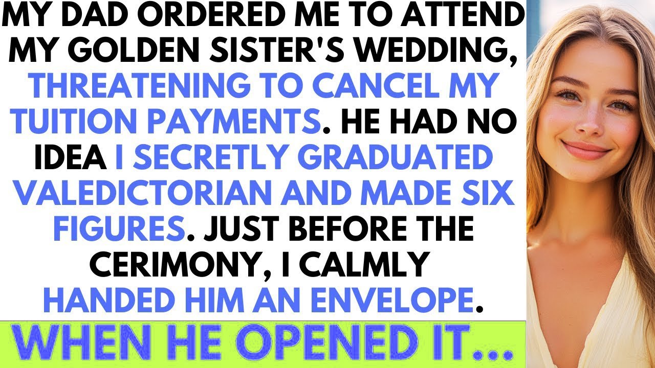 My Dad Forced Me to Attend My Golden Sister's Wedding, Threatening to Cancel Tuition; But Then I