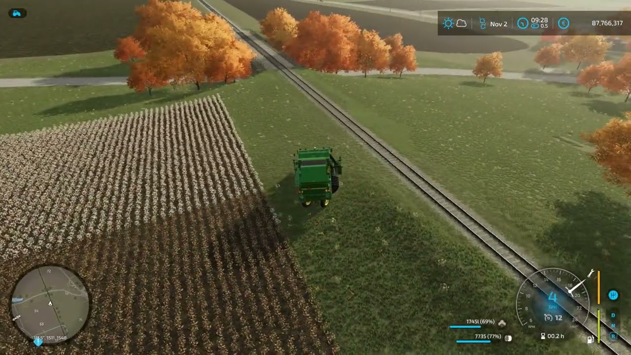 Harvesting and transporting 