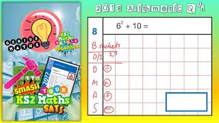 2018 KS2 Maths SATS Paper 1 Q8 Arithmetic