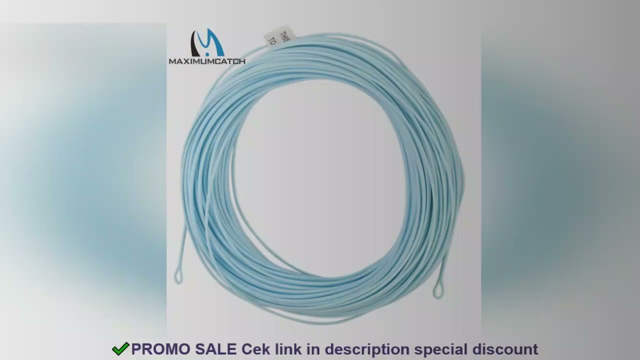 Maximumcatch Saltwater Weight Forward Fly Fishing Line 90FT 8-10wt 2 welded Loops Floating Fly Line