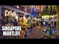 Singapore Night Life Scenes (Clarke Quay / Robertson Quay / Telok Ayer / Marina Bay Sands)