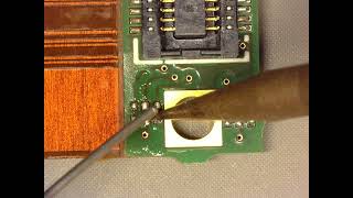 Desoldering a 0201 Resistor Resimi