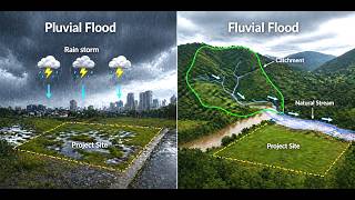 Pluvial Flood V/s Fluvial Flood-Concept in English