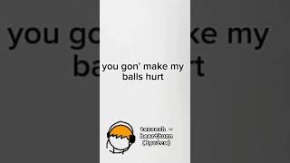 tenseoh - balls hurt (lyrics)