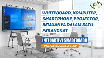 PAPAN TULIS CANGGIH - INTERAKTIF FLAT PANEL #i-techsmart #interactivewhiteboard @ptmbbindonesia
