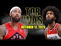Toronto Raptors vs Washington Wizards Full Game Highlights - October 12, 2025 | NBA Preseason