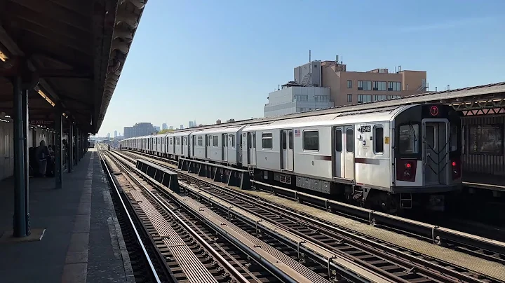 ⁴ᴷ R142A/R188 (7) & (7X) Trains action at 82nd Street-Jackson Heights (pre-renovations)