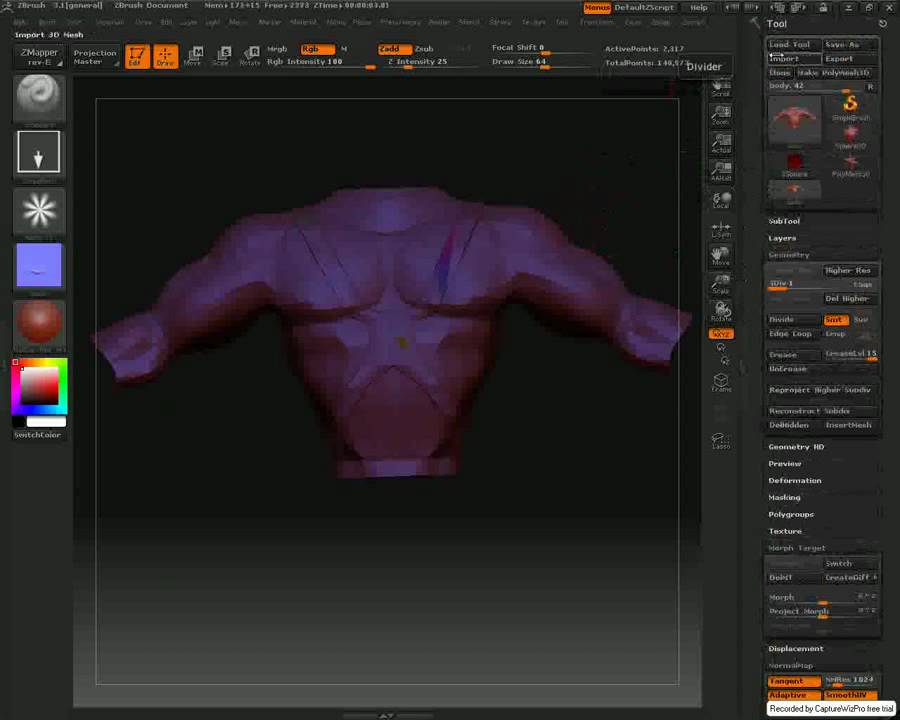 making maps in zbrush