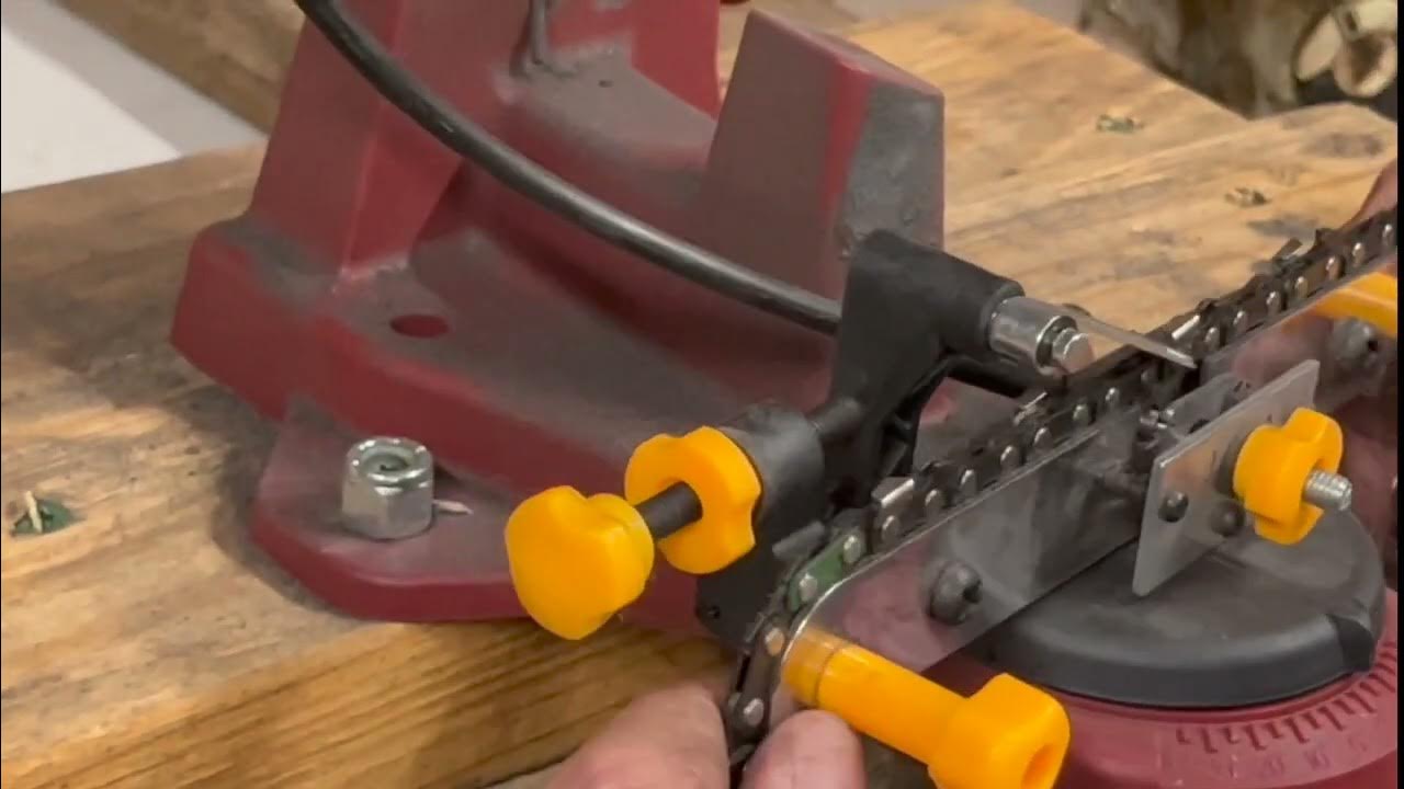 HOW TO SHARPEN CHAIN SAW YouTube