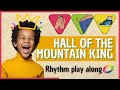 Hall of the mountain king  body percussion game  music class  rhythm playalong  brain break 