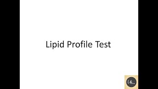 Lipid Profile Test /Cholesterol /Triglycerides/HDL/LDL/VLDL/DMLT-3/Biochemistry Test#LifeScienceMCQs