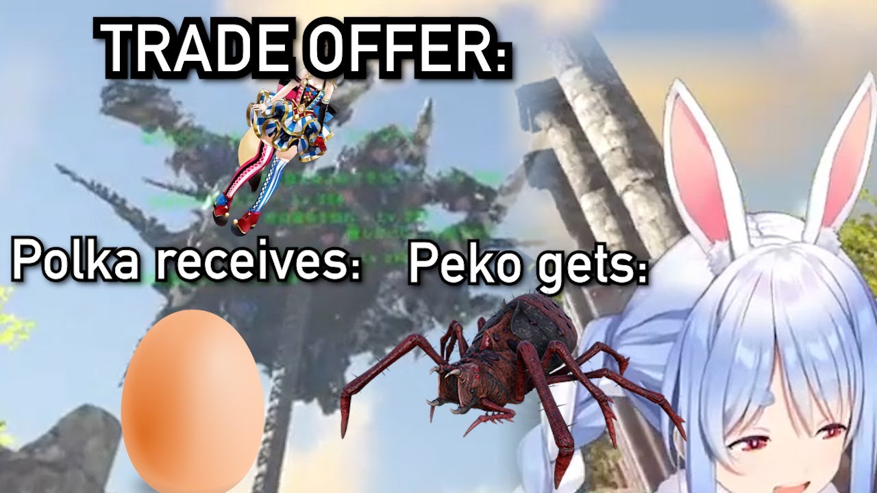 Pekora punishes Polka for stealing her egg but its ends up being wholesome (Ark)