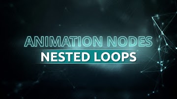 NESTED LOOPS | Blender Animation Nodes (Visual Programming for Artists)