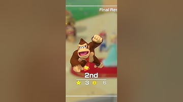 Super Mario Party All Characters 2nd Place Animations