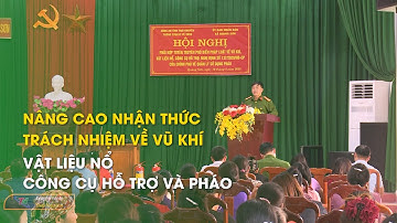 Nâng cao nhận thức, trách nhiệm về vũ khí, vật liệu nổ, công cụ hỗ trợ và pháo | Thái Nguyên TV