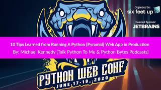 Celebrity "10 Tips Learned from Running A Python [Pyramid] Web App in Production" by: Michael Kennedy Net Worth