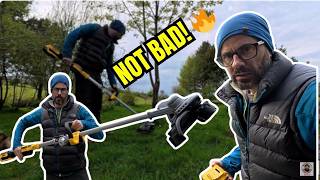 DEWALT DCMST561N 18V Grass Trimmer Review | First Run & Battery Test | Woolys World |
