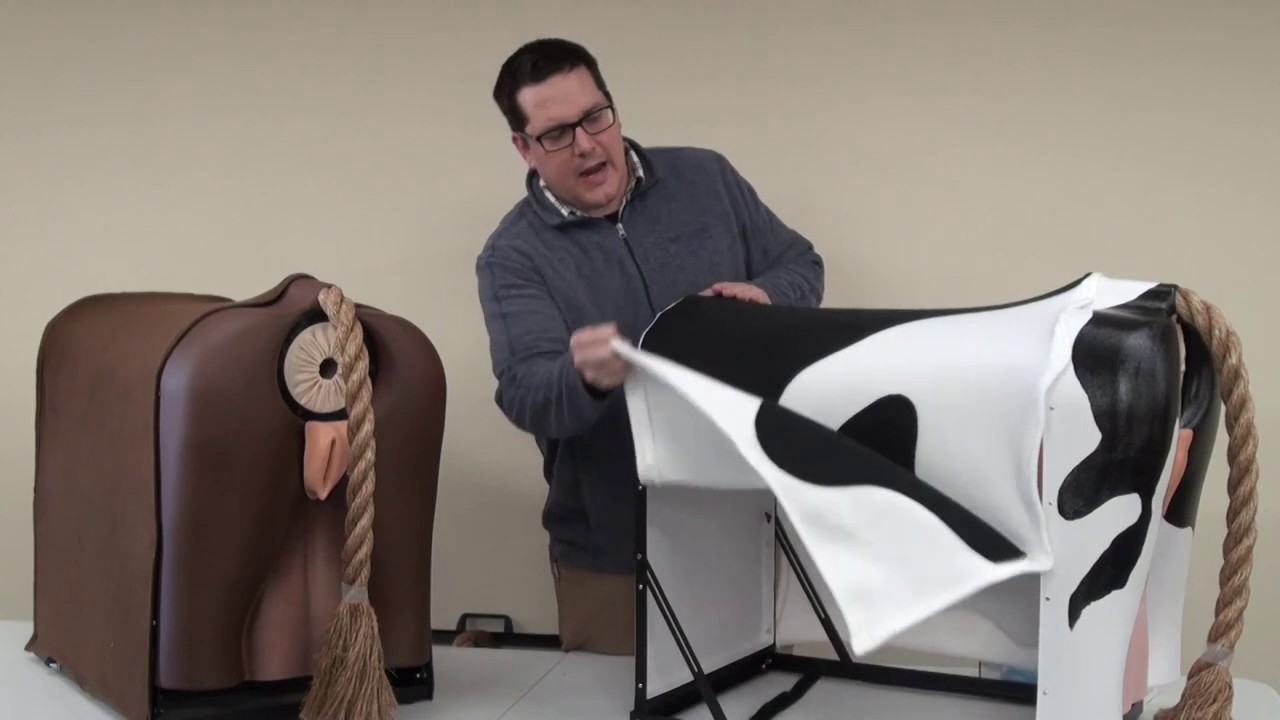 Bovine Breeder artificial insemination simulator - YouTube