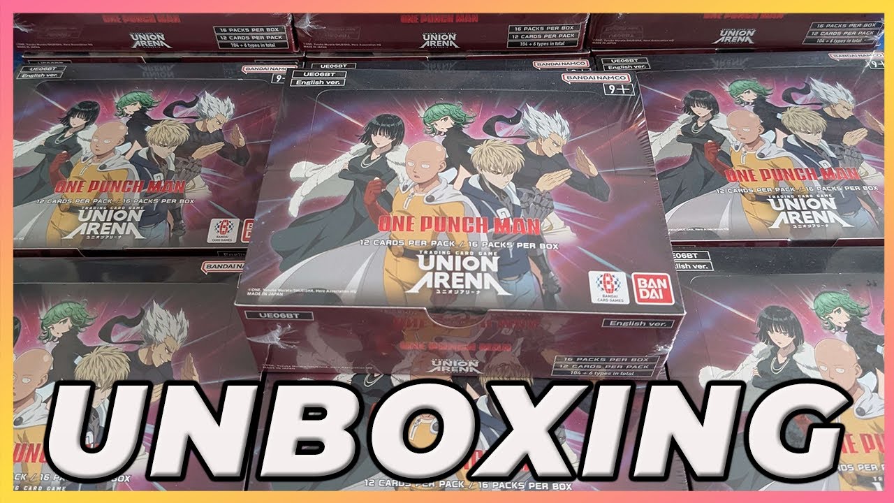 Union Arena One Punch Man Unboxing - Case Hits Included At The End