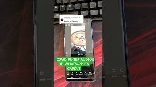 How to add WhatsApp audio to a video? #whatsappaudio #capcut #videoediting #tutorial screenshot 4