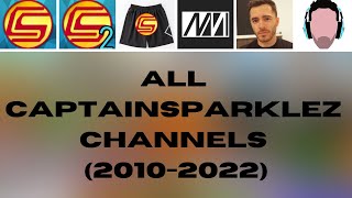 All CaptainSparklez Channels - Sub Count History (2010-2022)