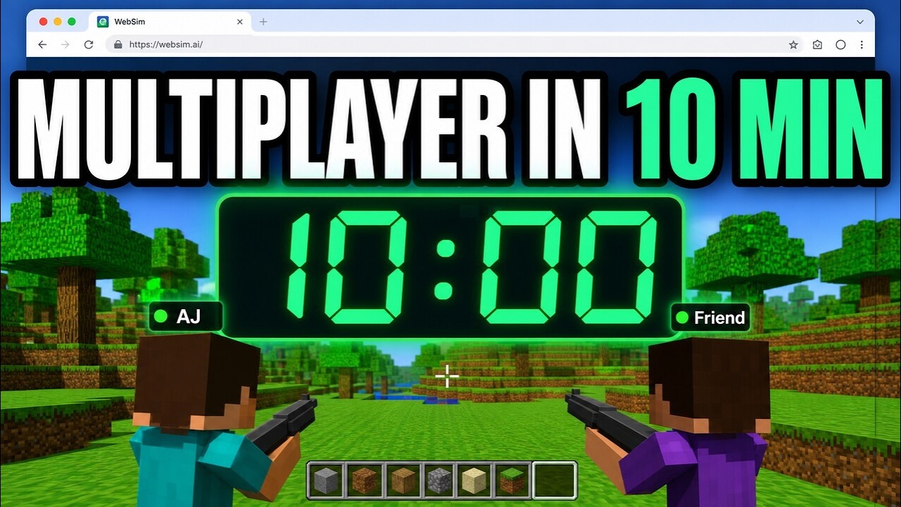 From Idea to Multiplayer Game in 10 minutes with WebSim - YouTube