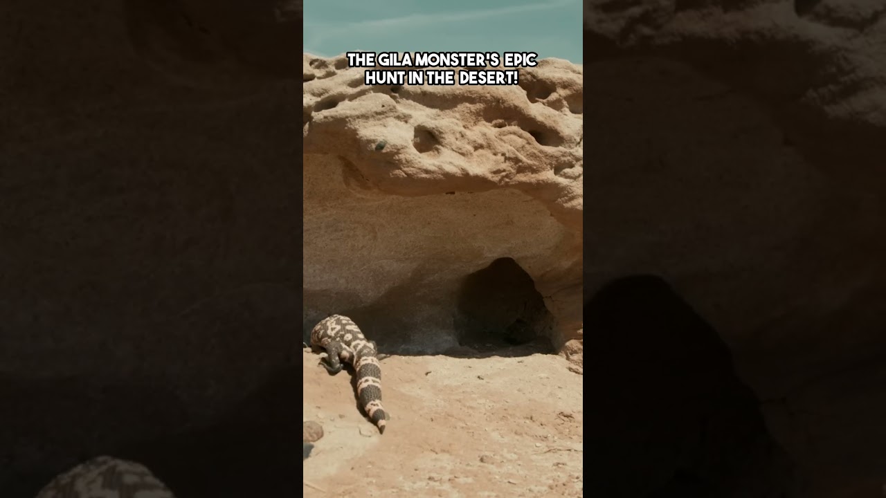 Witness the Gila Monster's Thrilling Desert Adventure! 🦎🌵