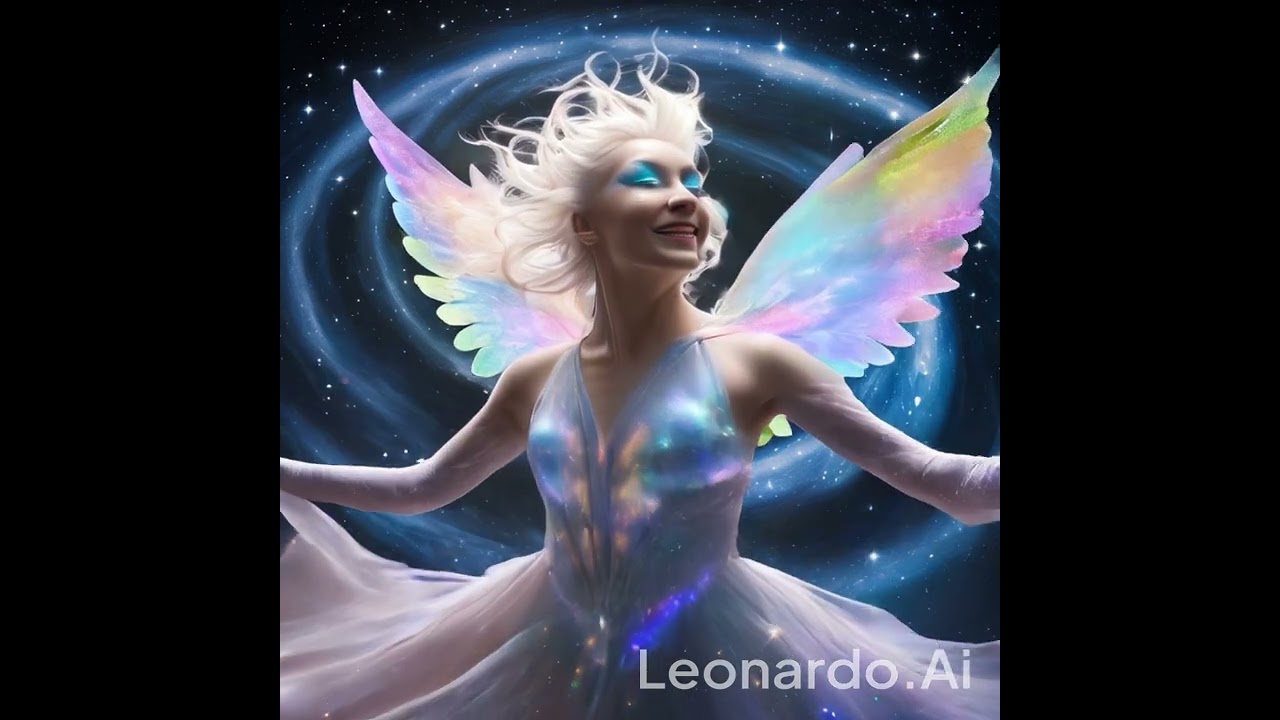 Celestial Being Emerges from the Stars | Ethereal Cosmic Dance in 4K