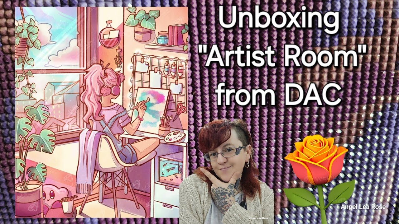 Unboxing Diamond Art Club "Artist Room" by MrsButterD YouTube