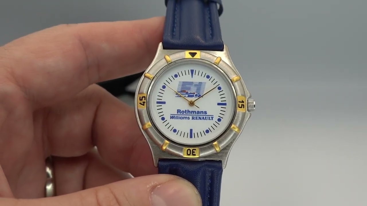 c1994 Rothmans Williams Renault New Old Stock promotional watch 