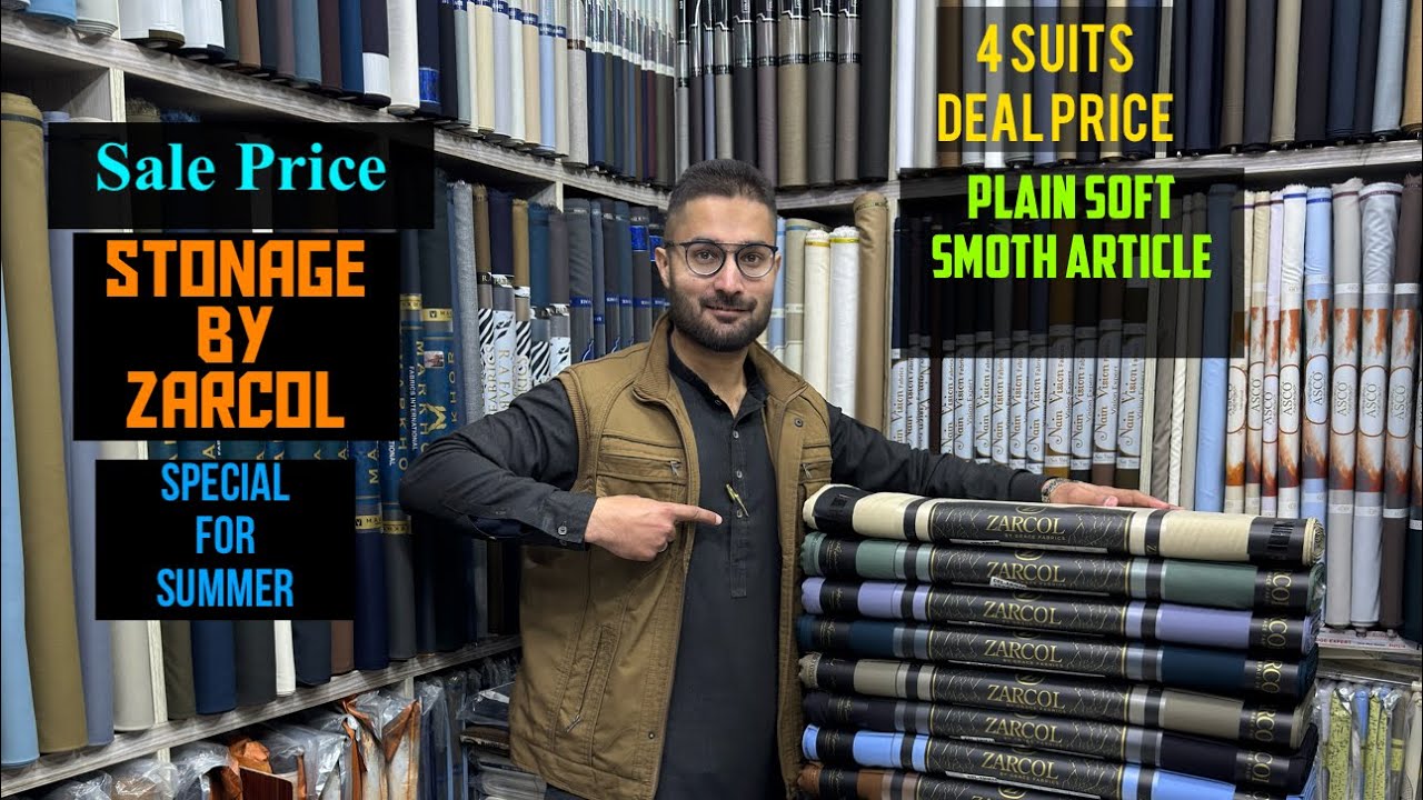 ZARCOL STONAGE BY GULAHMAD PLAIN SOFT SMOTH LUXURY ARTICLE       CONTACT # 03340505015