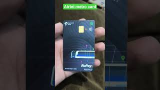 Airtel metro card #shorts
