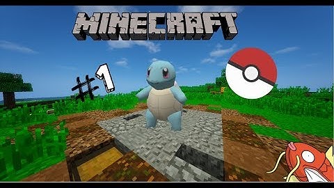 Minecraft Tutorials #1- Squirtle Statue (Pokemon)