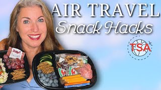 5 Travel Snack Hacks to Level Up your Flying Experience! (TSA Friendly)