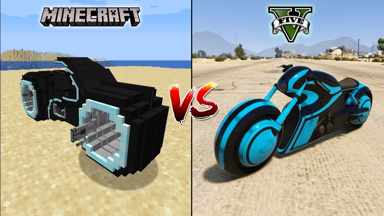 Minecraft Tron Bike Vs Gta 5 Tron Bike - Which Is Best?