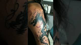 Dragon Female Tattoo By Kristo Pantera