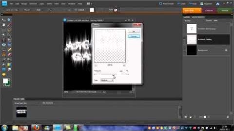 Lightning Text Tutorial on Photoshop Elements 8 by ArchitectGaming.