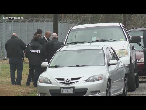 Virginia Beach police investigate homicide outside NAS Oceana - YouTube