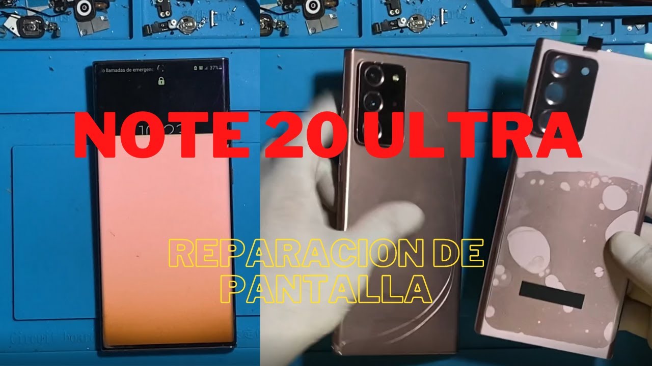 Galaxy note 20 ultra reparacion de pantalla