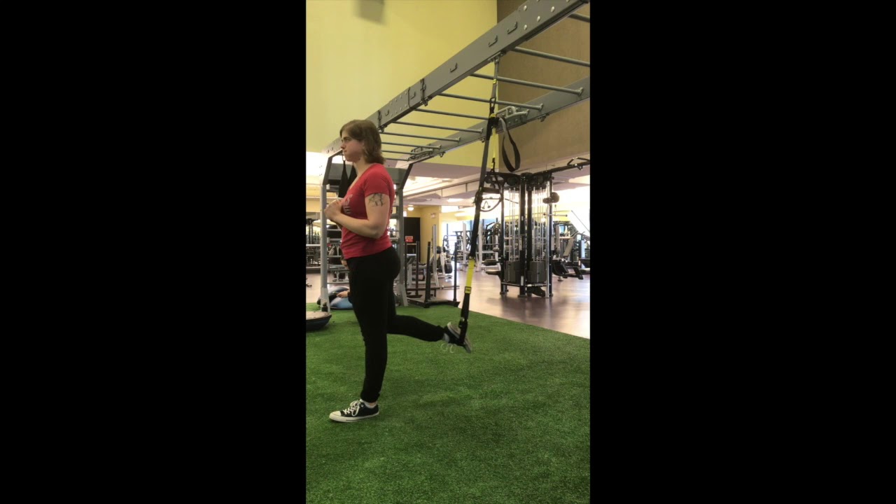 TRX Rear Foot Elevated Split Squat - YouTube