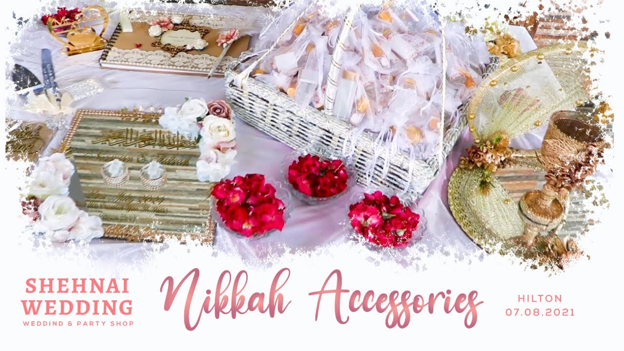 Nikkah Accessories By Shehnai Wedding | Mirpur wedding | Shehnai Wedding | Mirpur Event Planners