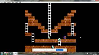 Load Runner Part 1 Stage 1 to 5 NES Gameplay completed