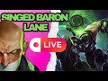 LET'S PLAY RANK GAMES | SINGED BARON LANE (WILD RIFT)