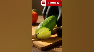 ASMR Cutting Crystal Mango & Cucumber | Satisfying ASMR #FoodCutting #Mango #Cucumber #Satisfying